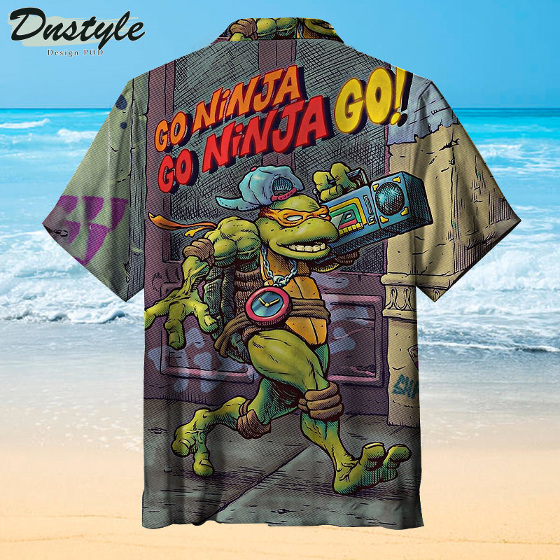 Rappin Mikey Go Ninja Go Hawaiian Shirt