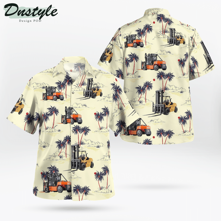 Heavy-duty Forklift Hawaiian Shirt