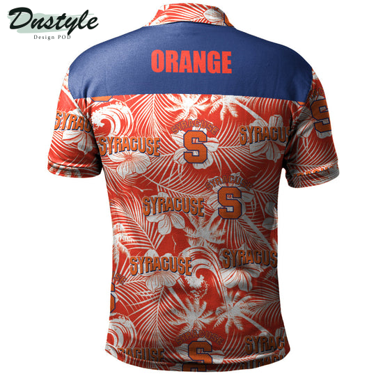 Syracuse Orange Tropical Seamless Polo Shirt