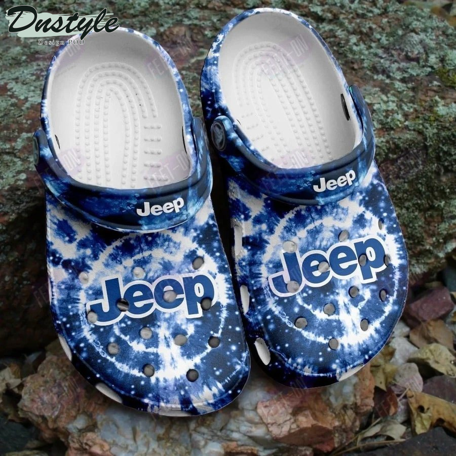 Jeep Tie Dye Clog Crocs Shoes