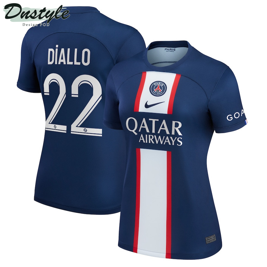 Diallo #22 Paris Saint-Germain Women 2022/23 Home Player Jersey - Blue