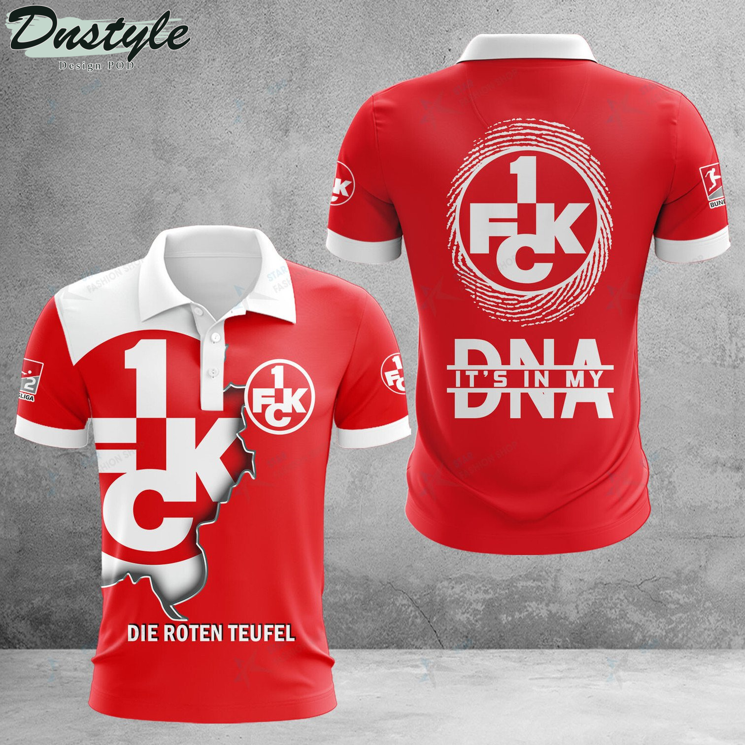 1. FC Kaiserslautern it's in my DNA polo shirt
