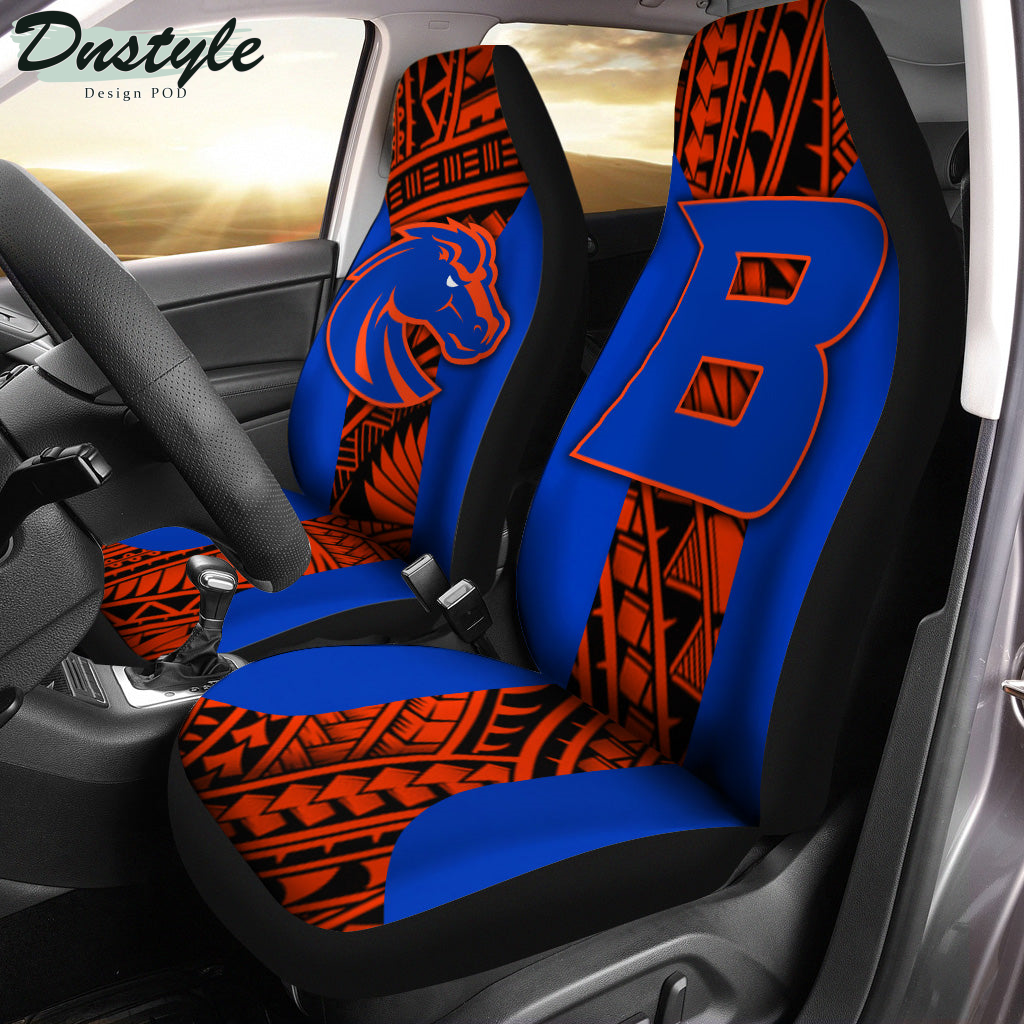 Boise State Broncos Polynesian Car Seat Cover