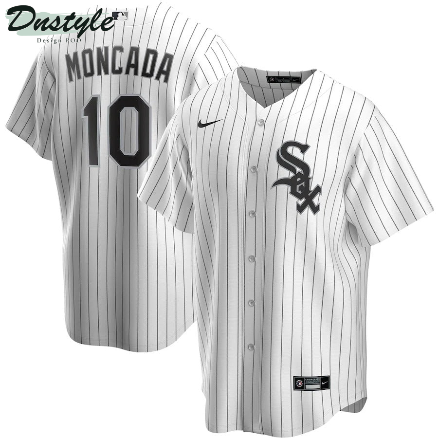 Men’s Chicago White Sox Yoan Moncada Nike White Home Replica Player Name Jersey