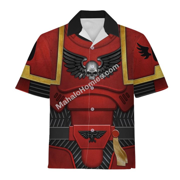 Space Marines Blood Angels Costume Hawaiian Shirt
