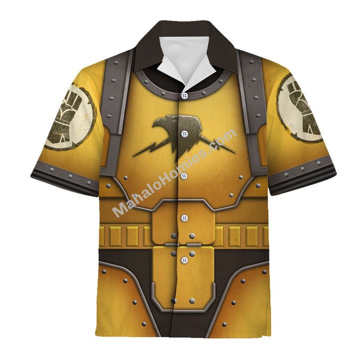 Imperial Fists in Mark III Power Armor Costume Hawaiian Shirt