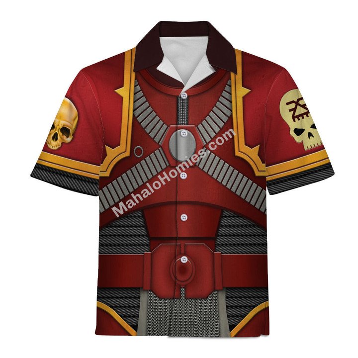 The Brazen Beasts Khorne Daemonkin Warband Colour Scheme Costume Hawaiian Shirt