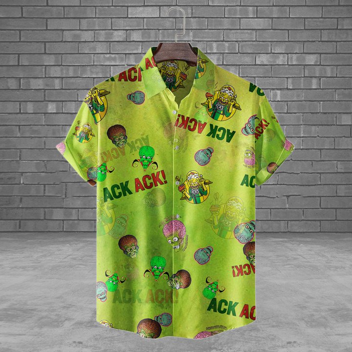 Mr Ack Ack Horror Movie Hawaiian Shirt