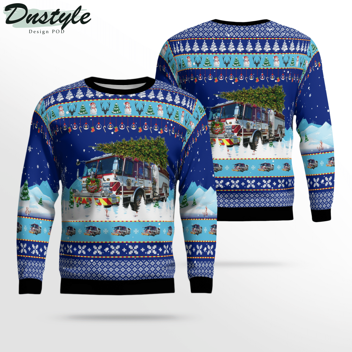 Polk County Fire Rescue Ugly Christmas Sweater