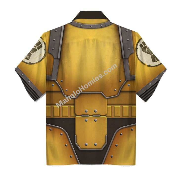Imperial Fists in Mark III Power Armor Costume Hawaiian Shirt