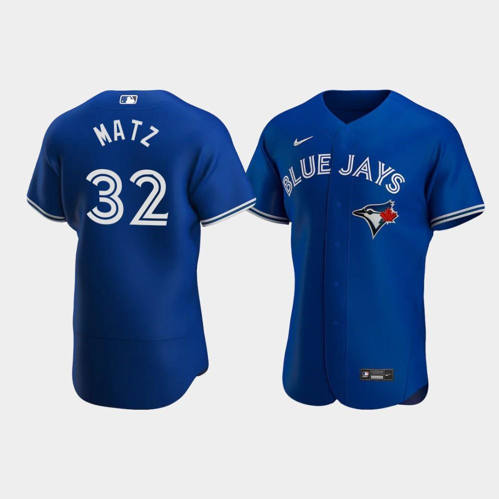 Steven Matz #32 Toronto Blue Jays Royal Alternate Jersey MLB Jersey
