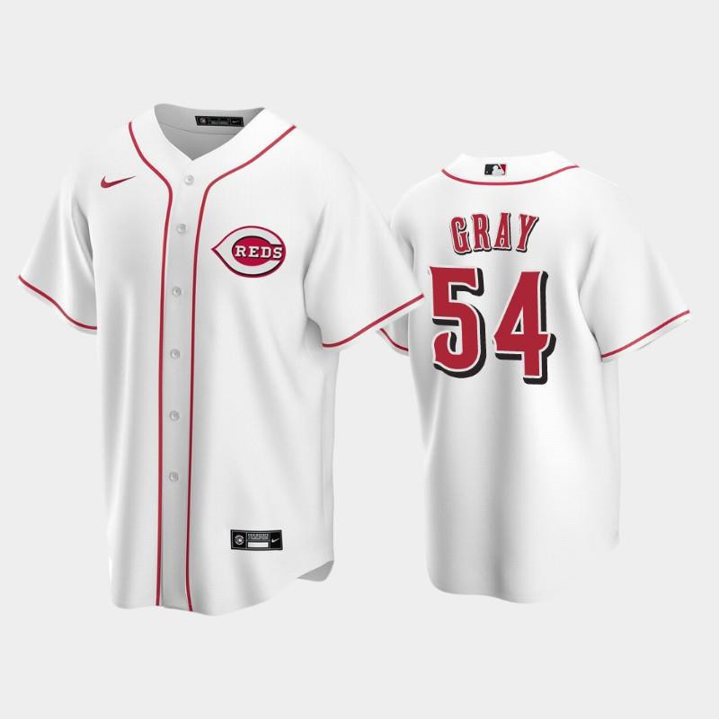 Home Reds #54 Sonny Gray White Jersey MLB Jersey