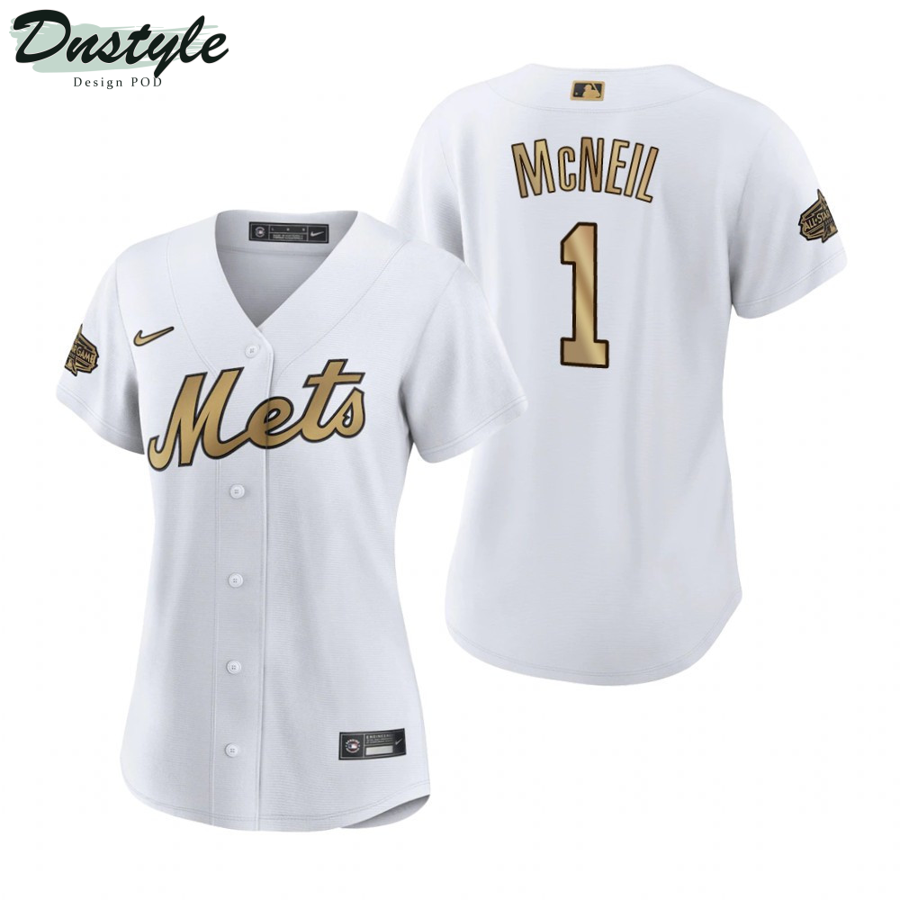 Women New York Mets Jeff McNeil White 2022 All-Star Game Jersey