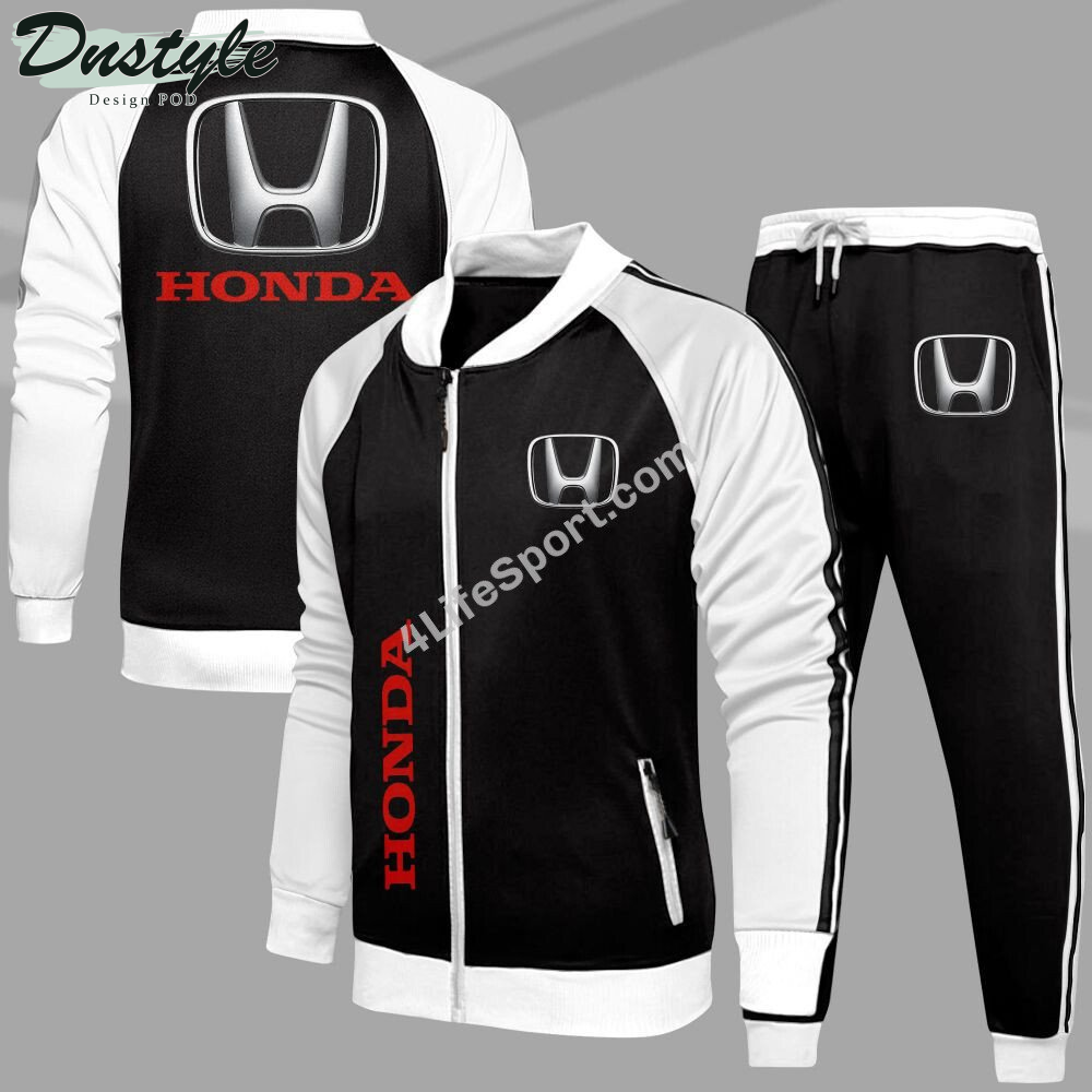 Honda Tracksuits Jacket Bottom Set