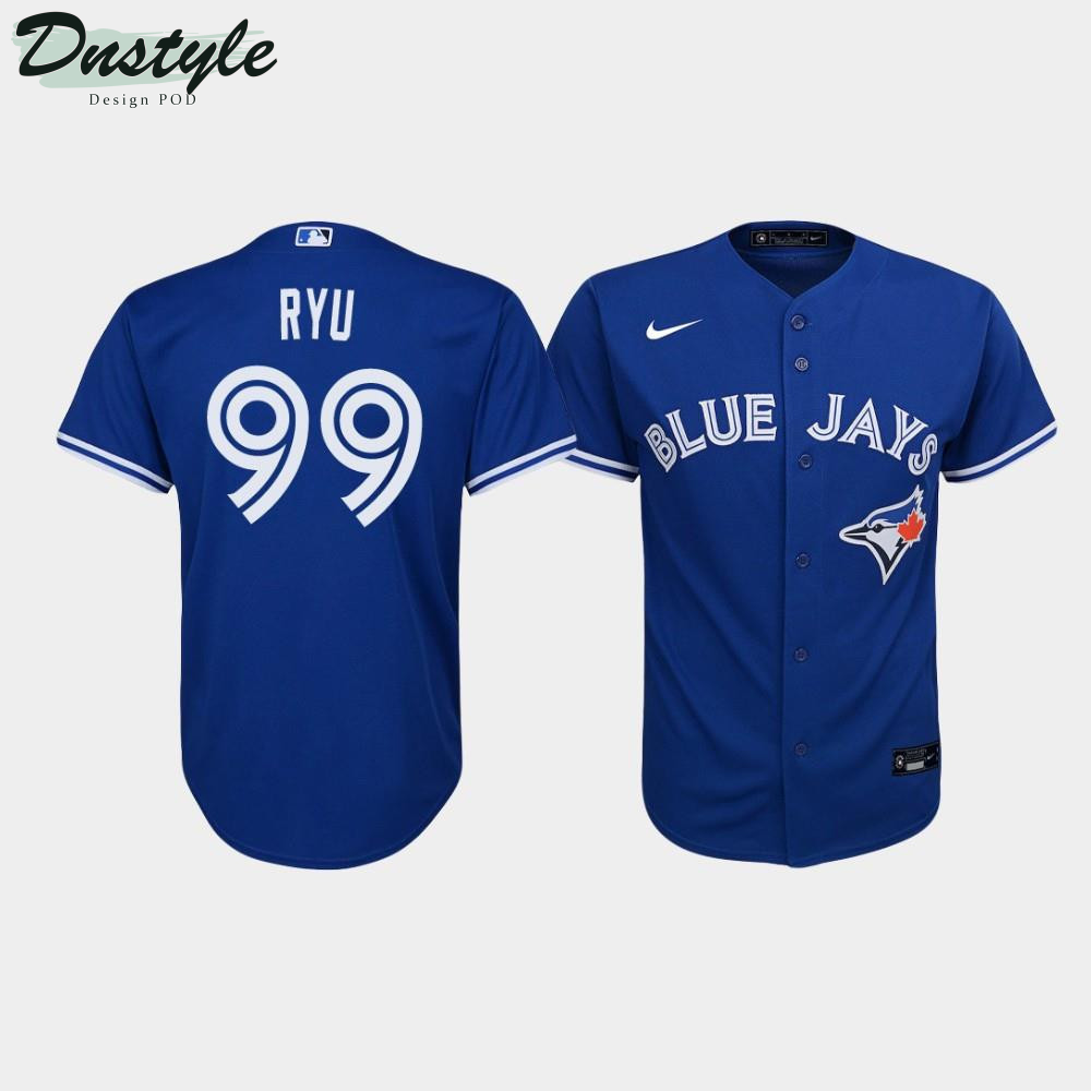 Youth Toronto Blue Jays Hyun-Jin Ryu #99 Royal Alternate Jersey MLB Jersey