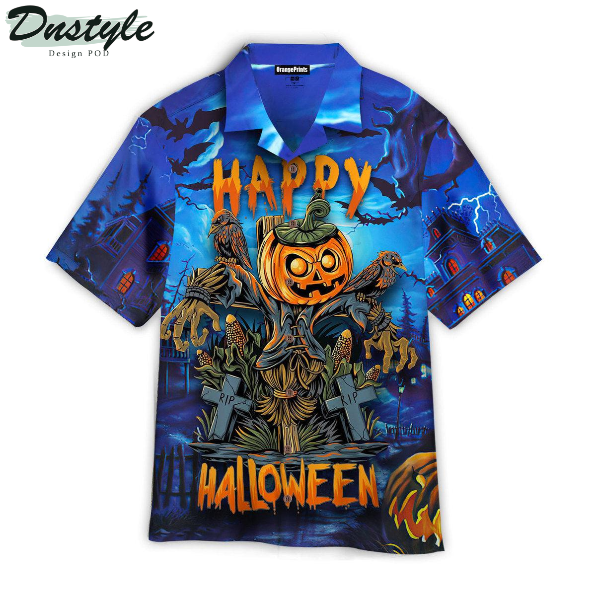 Pumpkin Dummy Halloween Hawaiian Shirt