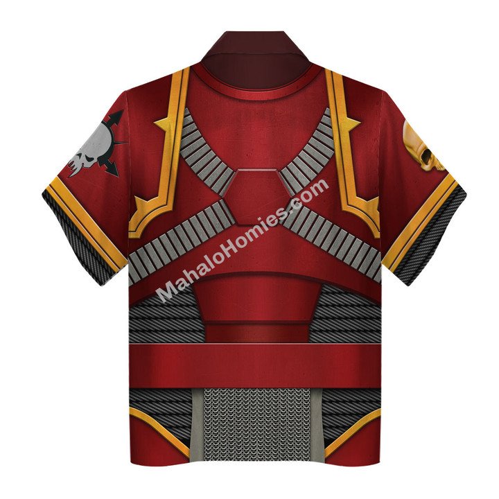 Crimson Slaughter Warband Colour Scheme Costume Hawaiian Shirt