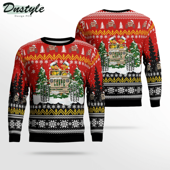 Jp Duck Ugly Merry Christmas Sweater