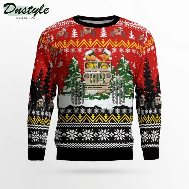 Jp Duck Ugly Merry Christmas Sweater