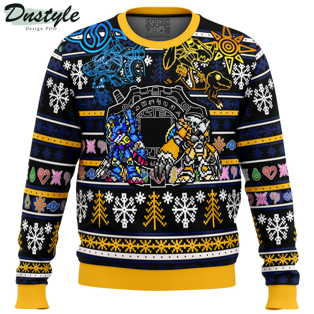 Digimon Ugly Christmas Sweater