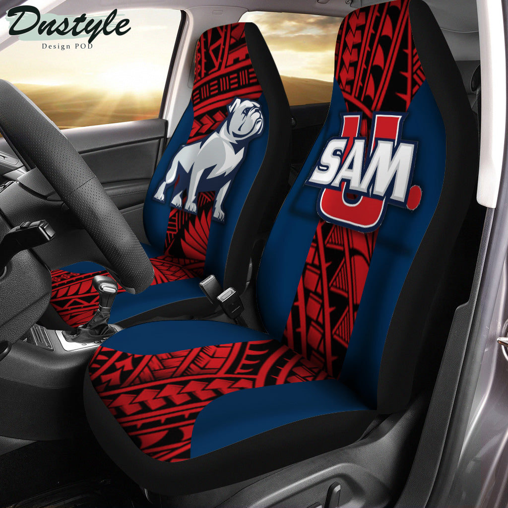 Samford Bulldogs Polynesian Car Seat Cover