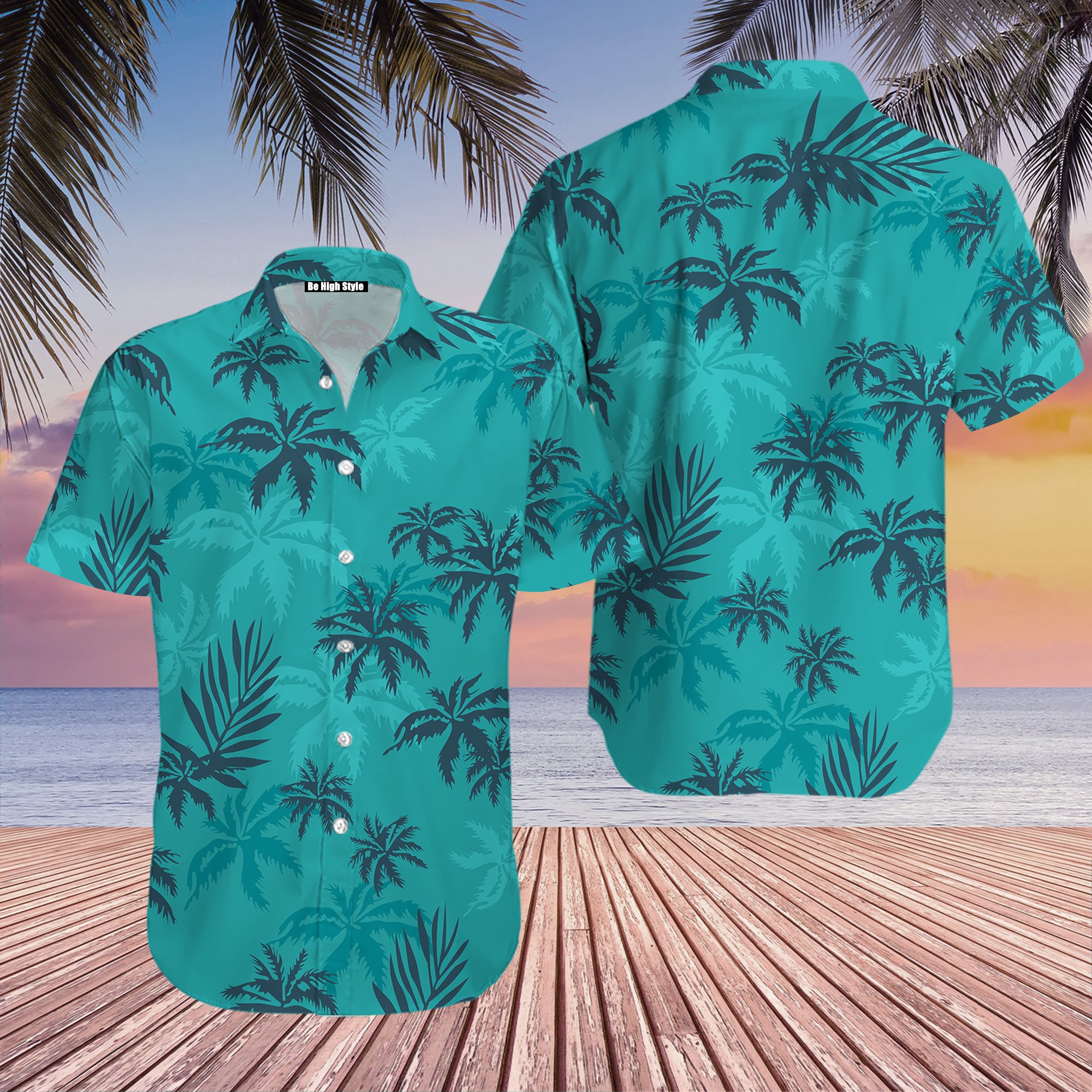 Tommy Vercetti Leaf Hawaiian Shirt