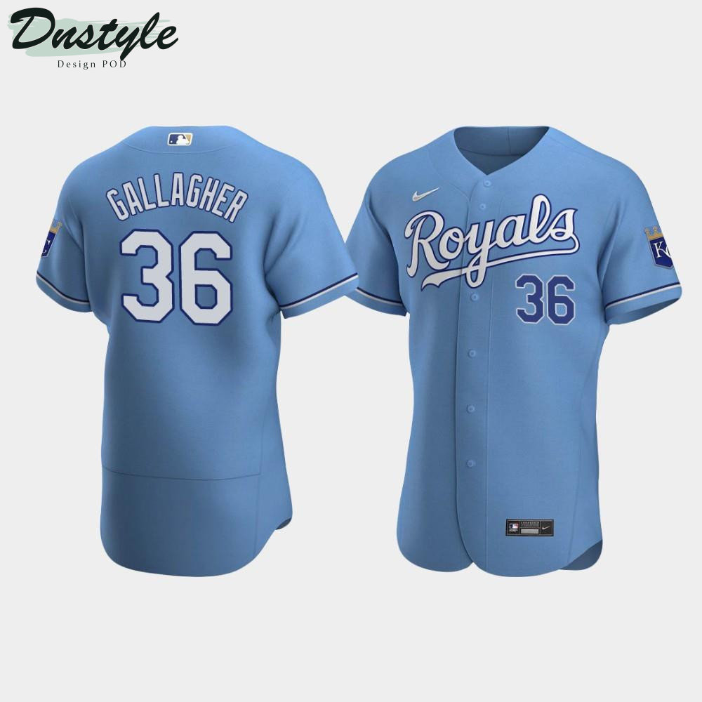 Cam Gallagher #36 Kansas City Royals Light Blue Alternate Jersey MLB Jersey