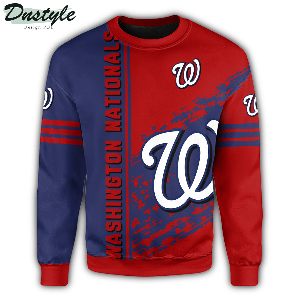 Washington Nationals MLB Quarter Style Sweatshirt