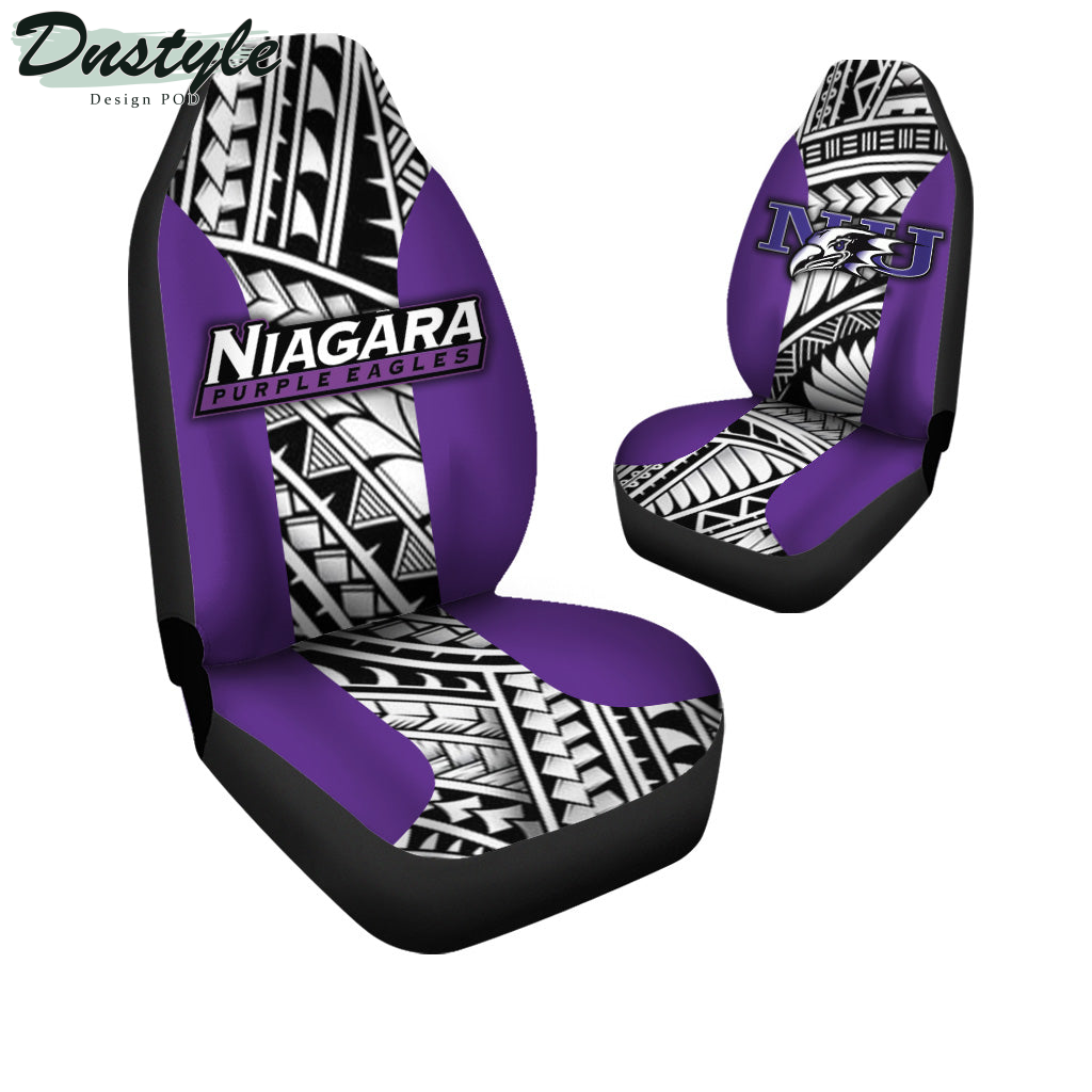 Niagara Purple Eagles Polynesian Car Seat Cover