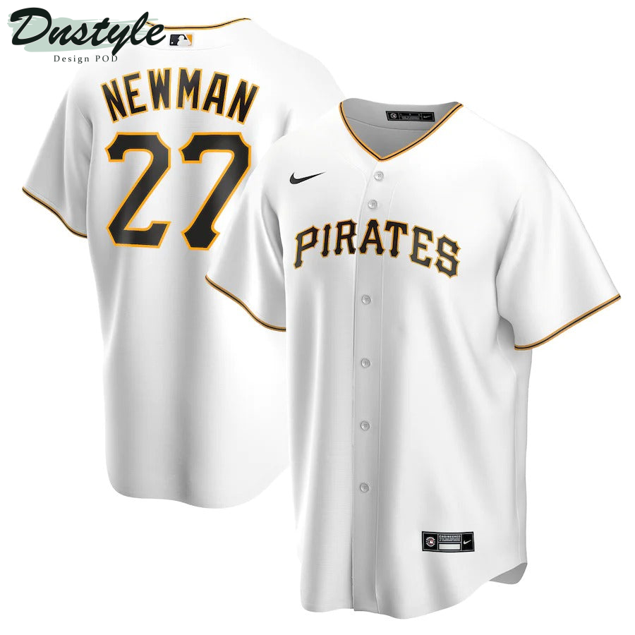 Men's Pittsburgh Pirates Kevin Newman Nike White Home Replica Player Name Jersey