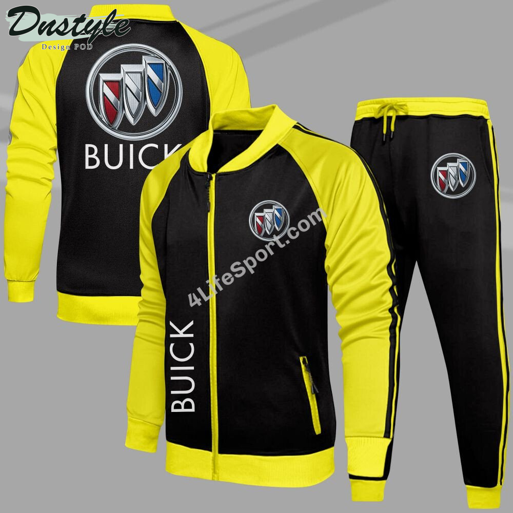 Buick Tracksuits Jacket Bottom Set