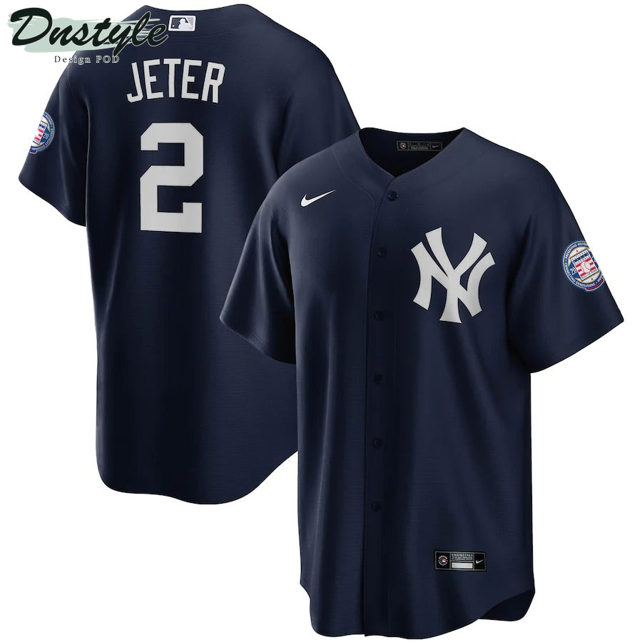 Men's New York Yankees Derek Jeter Nike Navy 2020 Hall of Fame Induction Alternate Replica Player Name Jersey