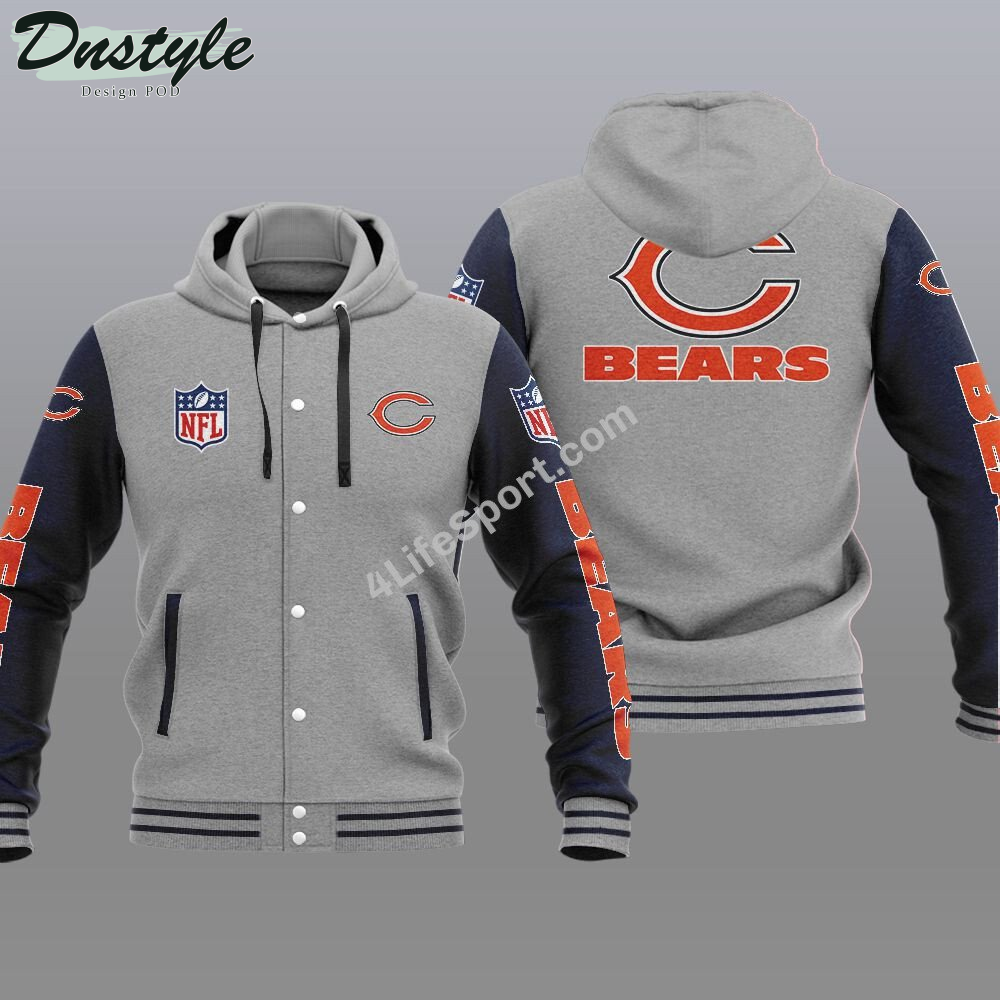 Chicago Bears Hooded Varsity Jacket