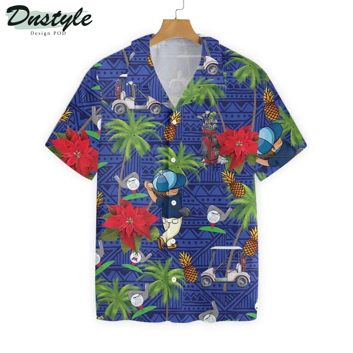 Pineapple Golf Lovers Hawaiian Shirt