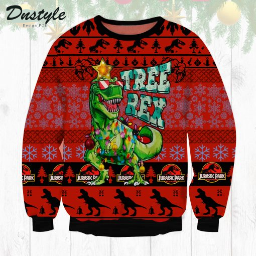Jurassic Park T Rex Christmas Ugly Sweater