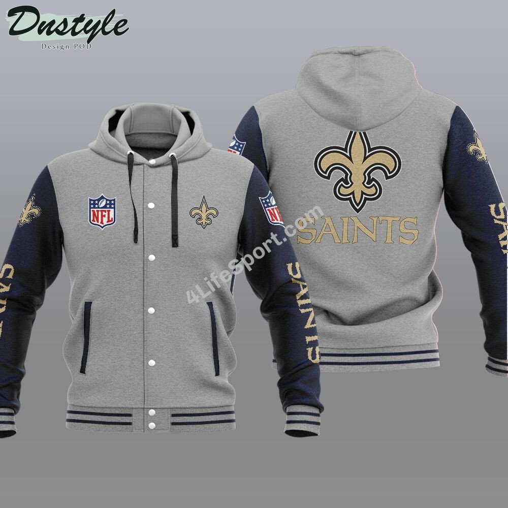 New Orleans Saints Hooded Varsity Jacket