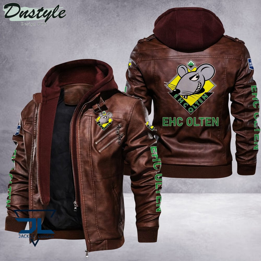 EHC Olten leather jacket