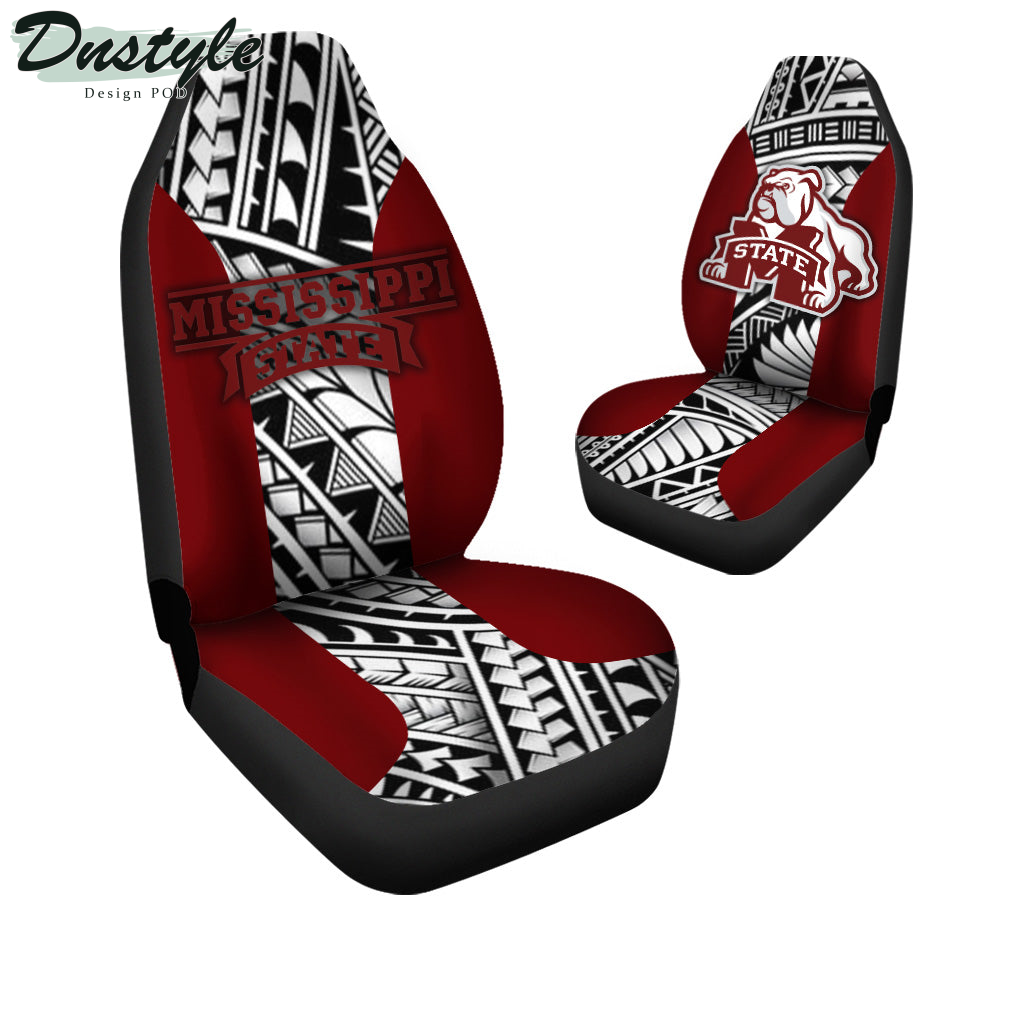 Mississippi State Bulldogs Polynesian Car Seat Cover