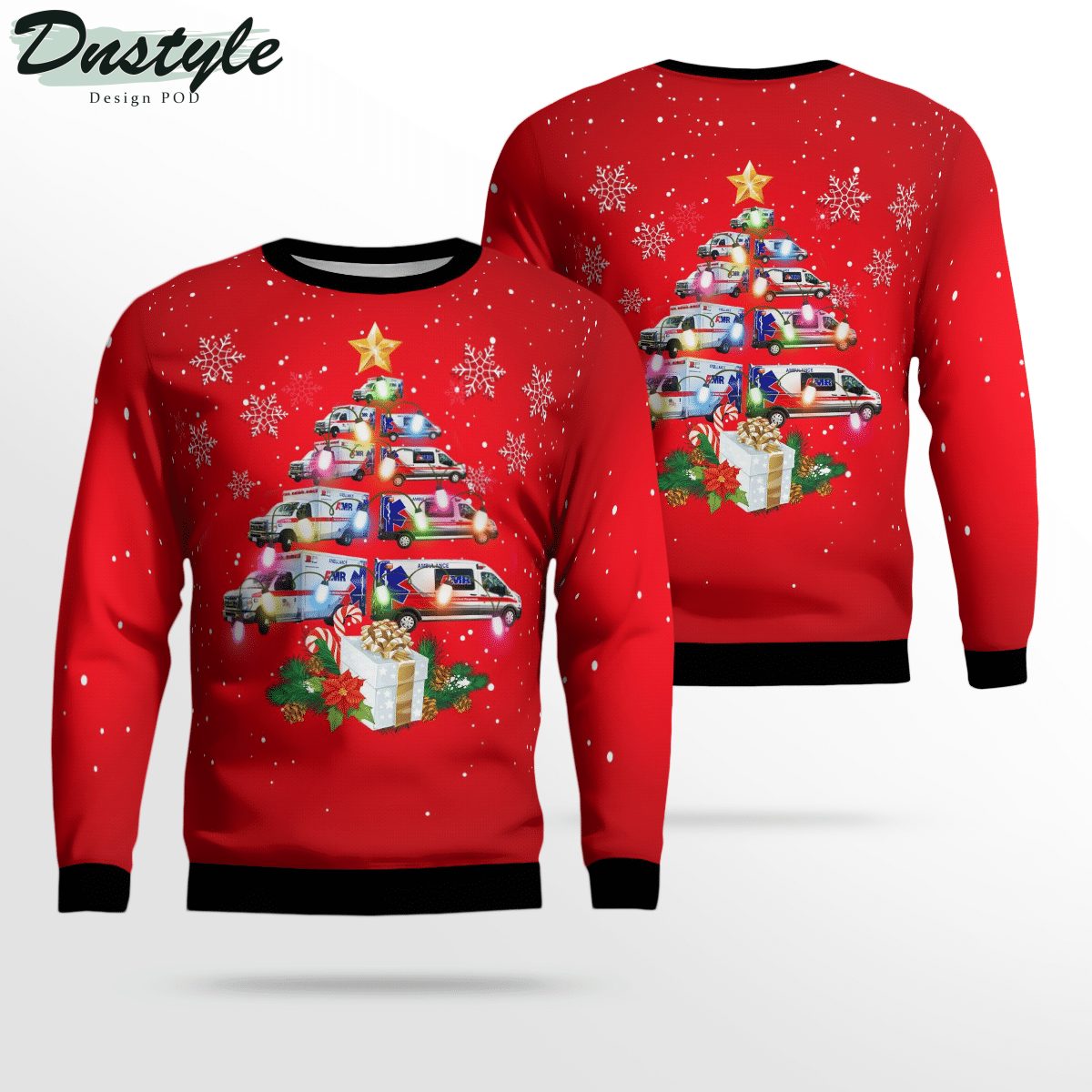 AMR Capital Region Red Ugly Christmas Sweater