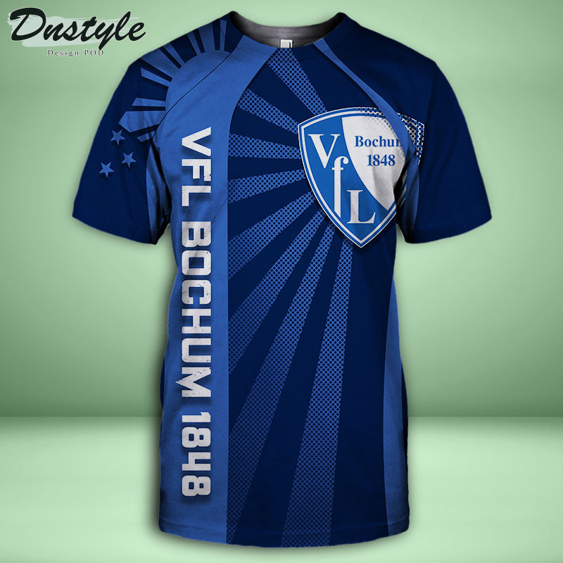 VfL Bochum 1848 Allover bedrucktes Hoodie-T-Shirt