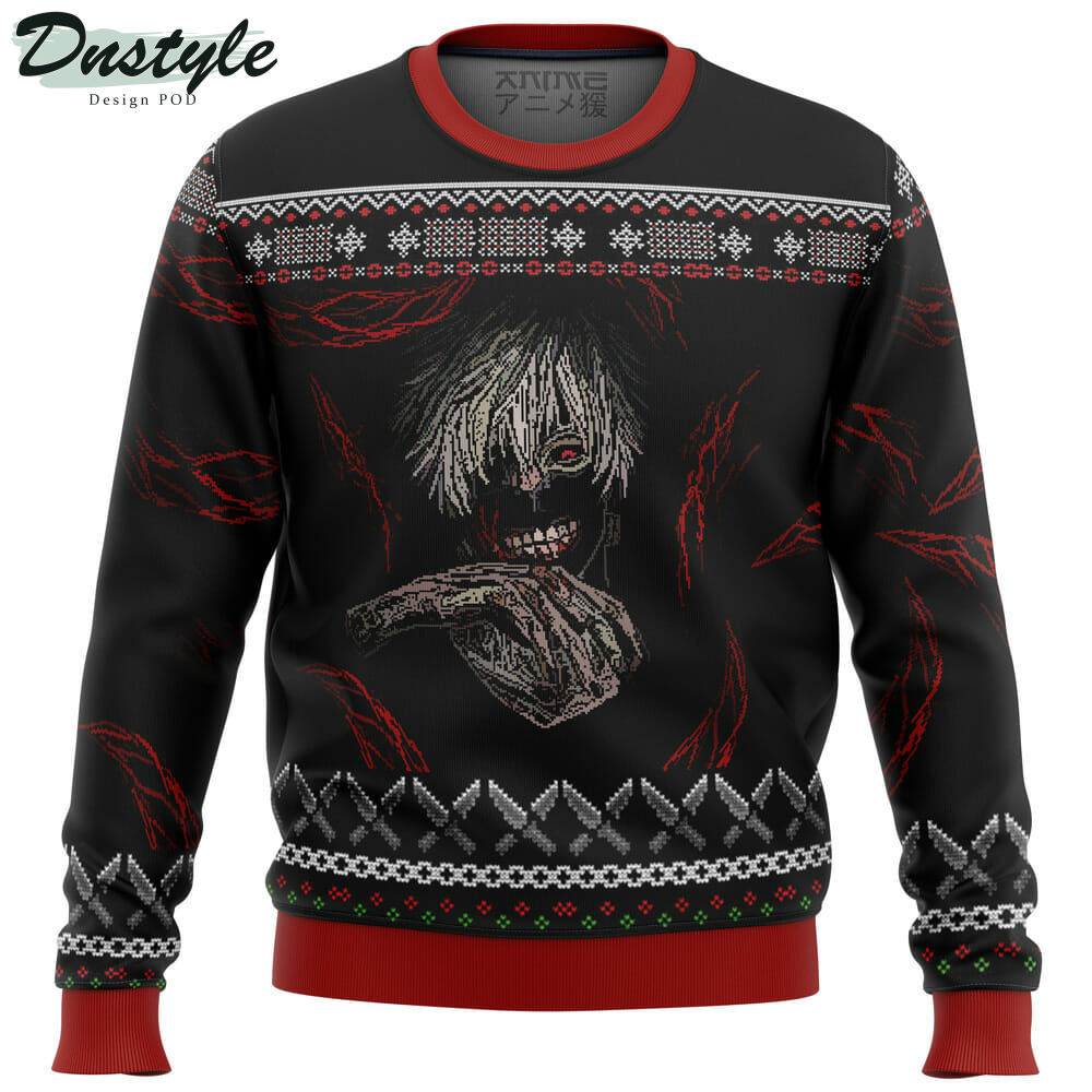 Tokyo Ghoul Dark Kaneki Ugly Christmas Sweater