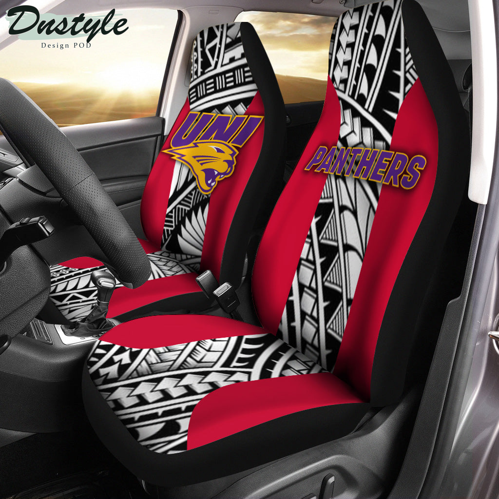 Northern Iowa Panthers Polynesian Car Seat Cover