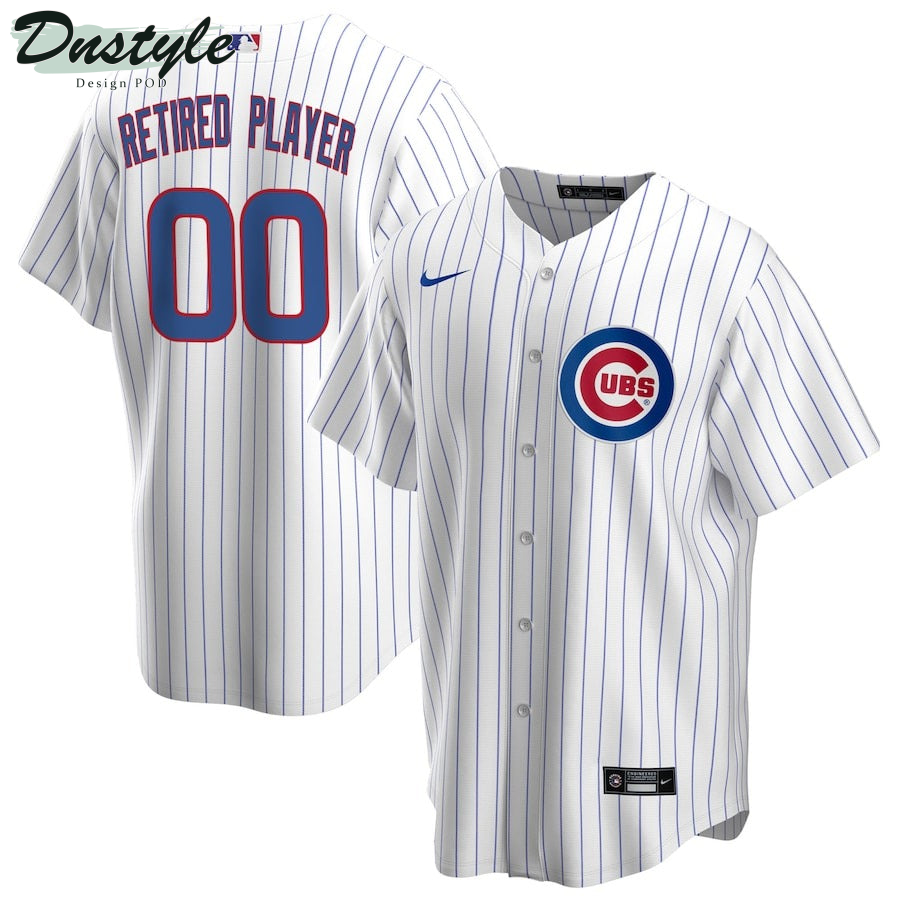 Men's Chicago Cubs Nike White Home Pick-A-Player Retired Roster Replica Jersey