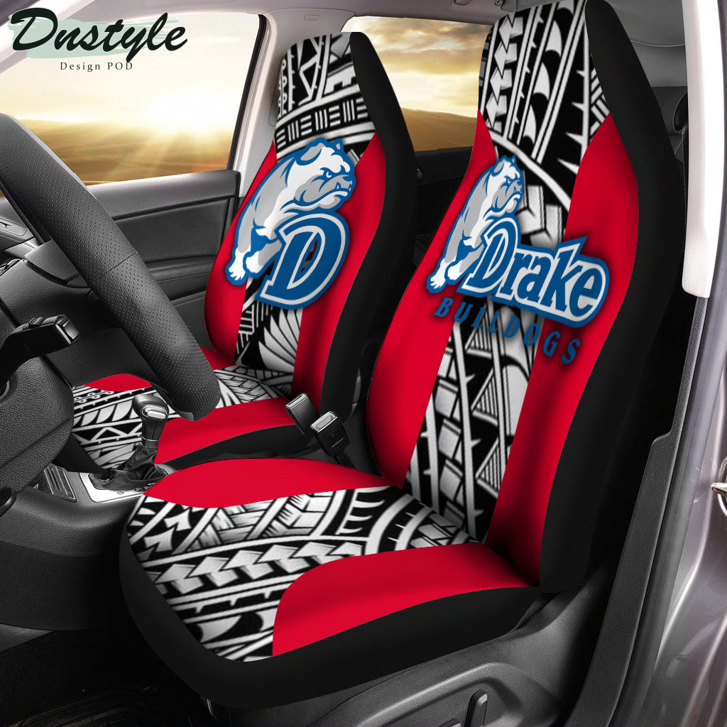 Drake Bulldogs Polynesian Car Seat Cover