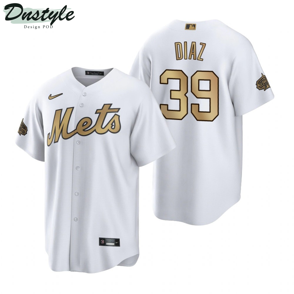 New York Mets Edwin Diaz White 2022 All-Star Game Jersey