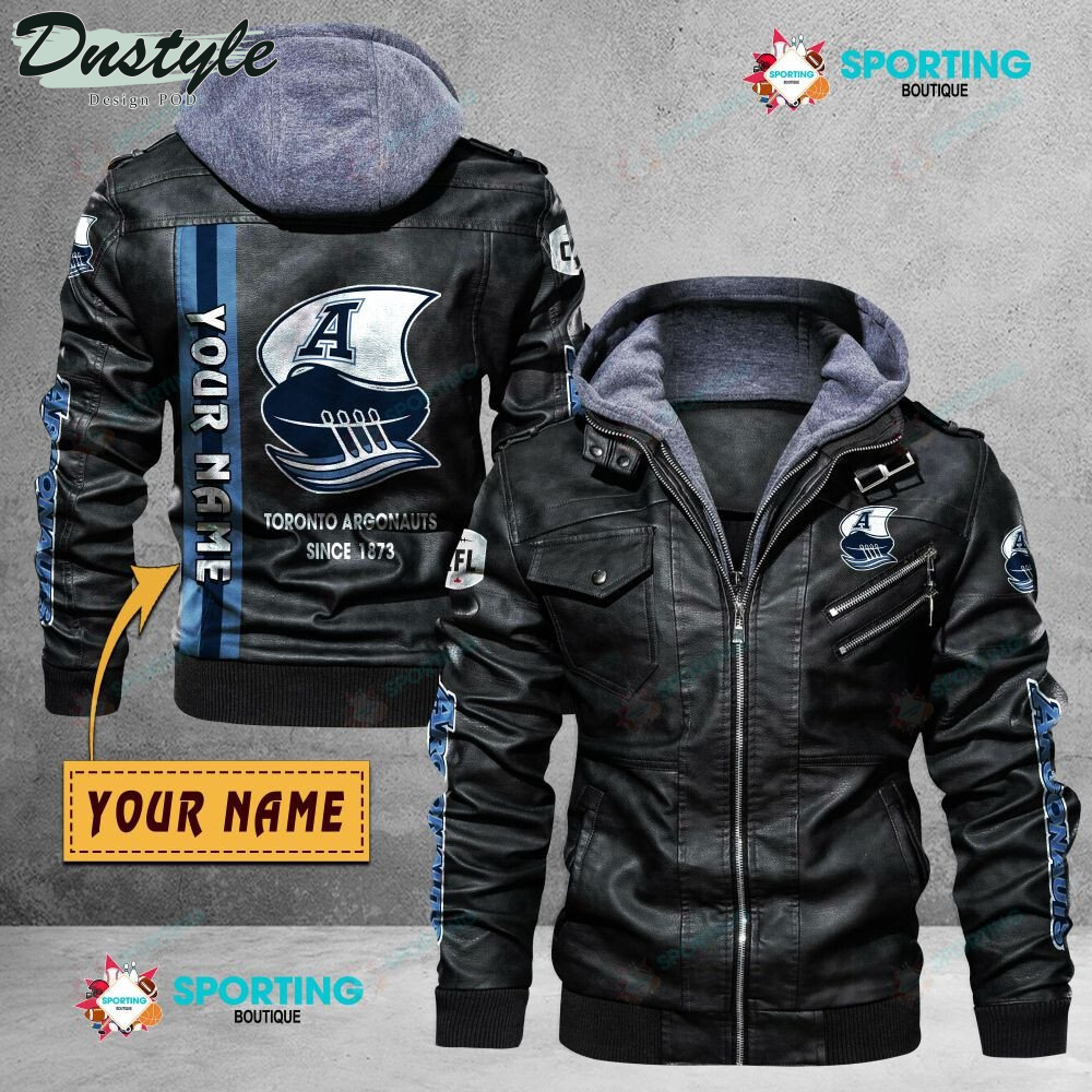 Toronto Argonauts custom name leather jacket