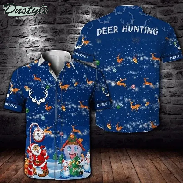 Deer Hunting Christmas Hawaiian Shirt