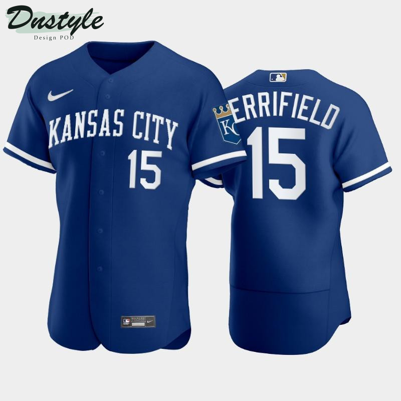 Whit Merrifield 15 Kansas City Royals 2022 Blue Men’s Jersey MLB Jersey