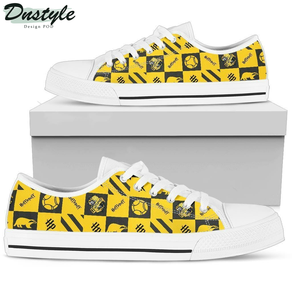 Harry Potter Hufflepuff Custom Pattern Movies Low Top Shoes Sneakers