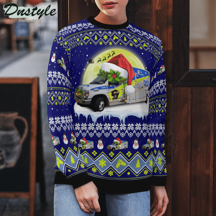 York Region EMS Ugly Merry Christmas Sweater
